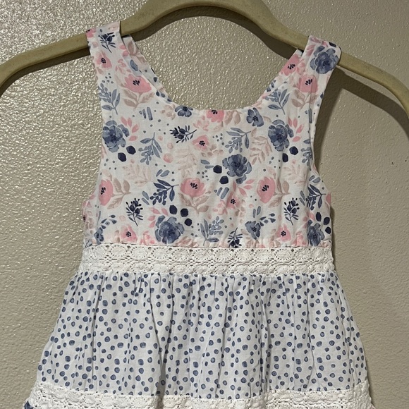 Tommy Bahama Floral Sleeveless Kids Dress - Picture 4 of 8